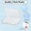 4 Pack A4 File Box,Clear Plastic Document Storage Box, 4