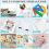 4 Pack A4 File Box,Clear Plastic Document Storage Box, 6