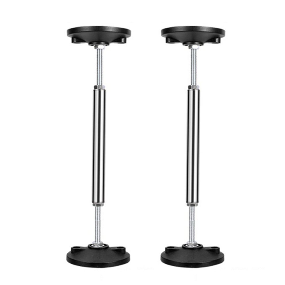 Lot de 2 tiges de support télescopiques en acier inoxydable pour armoire, réglables de 30 à 45 cm