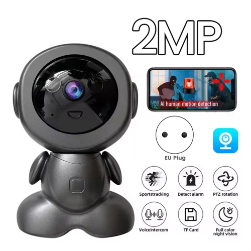 Wireless Wifi Camera Auto Tracking AI Human Detect Baby Monitor(EU) 1