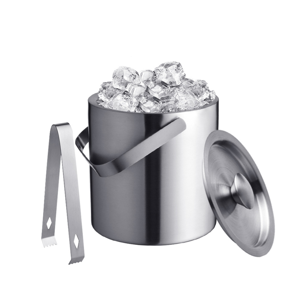 Sin Marca Ice Bucket, Double Stainless Steel Ice Bucket