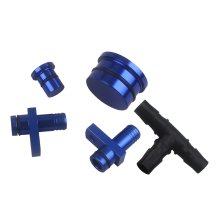 PCV Reroute & Resonator Kit for 2004-2010 6.6L Blue