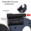 Auto Retractable Dual Dog Leash Double-Ended Traction Rope Black 4