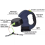Auto Retractable Dual Dog Leash Double-Ended Traction Rope Black 5