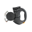 Auto Retractable Dual Dog Leash Double-Ended Traction Rope Black 1
