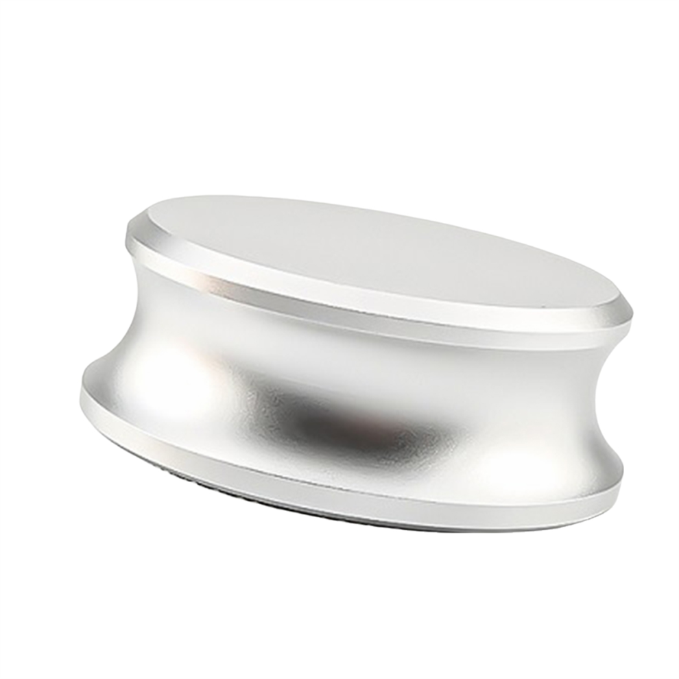 Aluminum Vinyl Record Weight Stabilizer Disc Balanced Clamp Silver 4852739762577