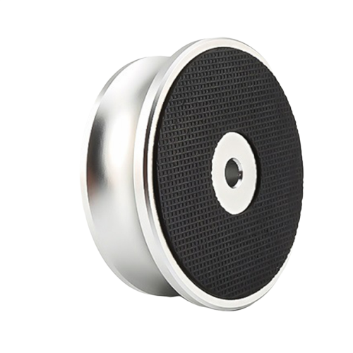 Aluminum Vinyl Record Weight Stabilizer Disc Balanced Clamp Silver 1