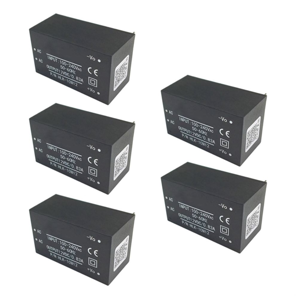 5PCS AC-DC Netzteil Modul Ac Dc Konverter 220V Zu 12V 10W-image