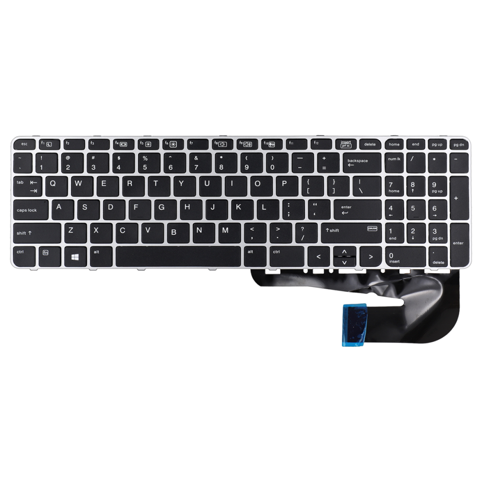 Keyboard For Elitebook 755 G3 850 G3 Zbook 15U G3 G4 Frame Silver 4852739771098