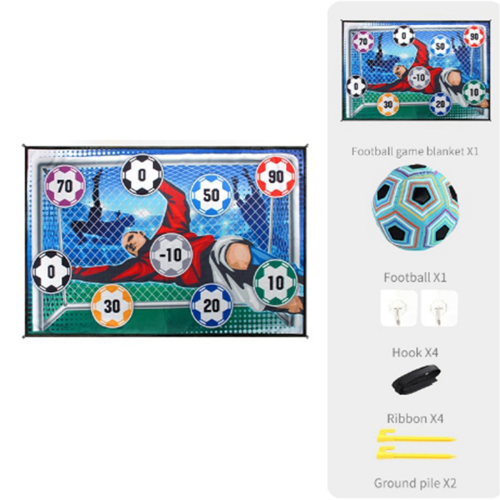 Set di tappetini da gioco per calcio, giocattoli da calcio per esterni e interni, multigiocatore 2