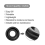 2 Packungen geformte PU-Deckenmedaillons schwarz 4