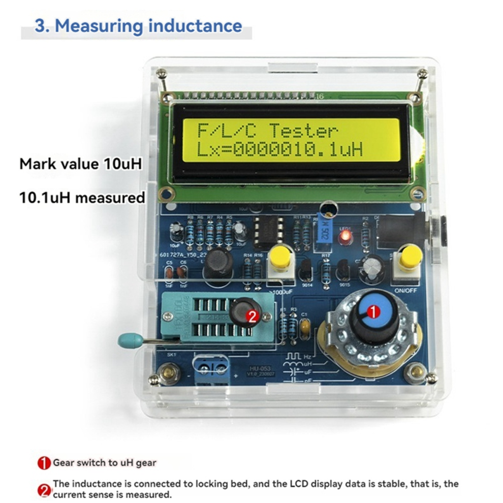Capacitance Inductance Frequency Measurement Display Electronic Kit-image-OPC-PH57XGX-NEW