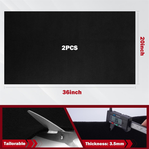 Carbon Felt Welding Blanket Fireproof - High Temp Insulation Pad 1