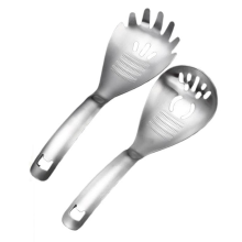 2PCS Grinding Spoon Stainless Steel Kitchen Spoon Garlic Crusher