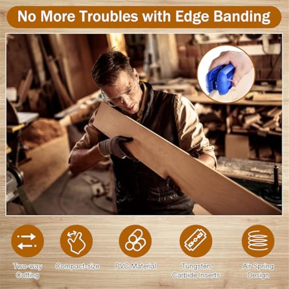 Edge Band Trimmer - Wood Edge Trimming Tool For Woodworking Deburring 4852739777854