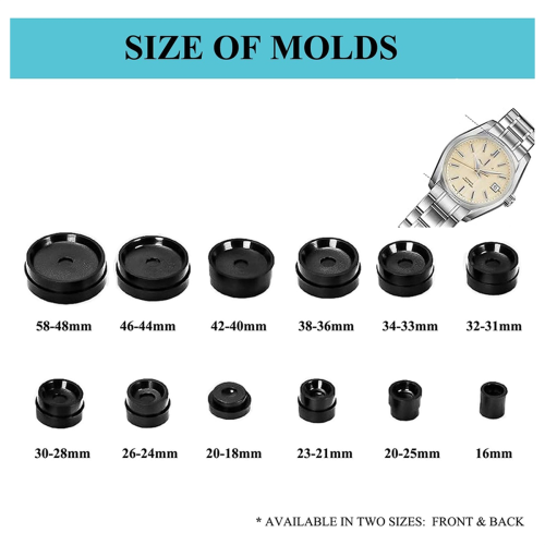 Watch Press Tool,Watch Crystal Press Kit,Set Back Case Closer,A 2