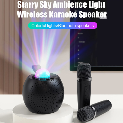 Draadloze microfoon Bluetooth-luidspreker Draagbaar kleurenomgevingslicht 2