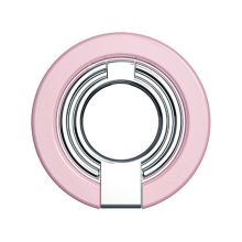 Magnetic Cell Holder 180 Rotation Ultra-Thin Grip Pink