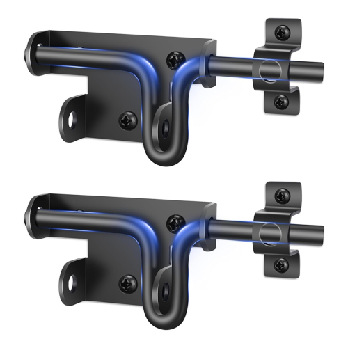 Slide Bolt Gate Latch,Sliding Bolt Door Lock with Padlock Hole 1