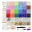 6MM 24 Rainbow Color Flat Chip Beads for Making Letter Beads 1