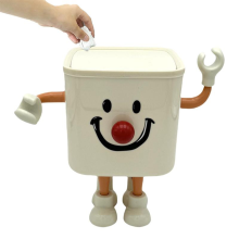 Desk Trash Can Table Top Jewelry Storage Organizer Makeup Organizer