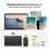 Bluetooth Keyboard with Battery-Powered Mouse for Android A 2