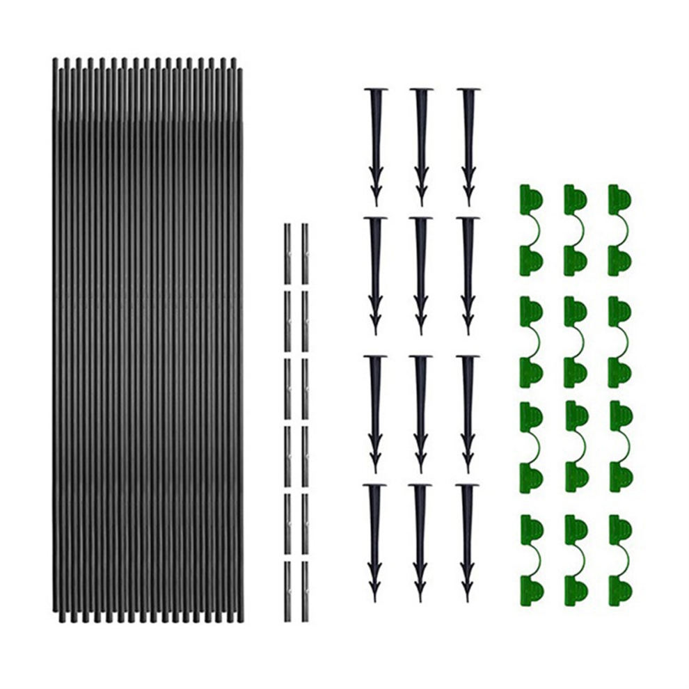 18 cerceaux de jardin pour tunnel de filet