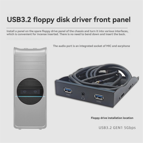 Μονάδα δισκέτας USB3.2 Gen1 Πρόσοψη 2