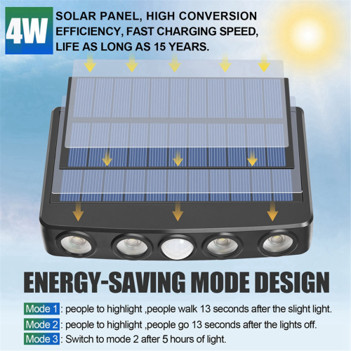 Solar Outdoor Lights with Motion Sensor Solar Lights for Garden,A 2