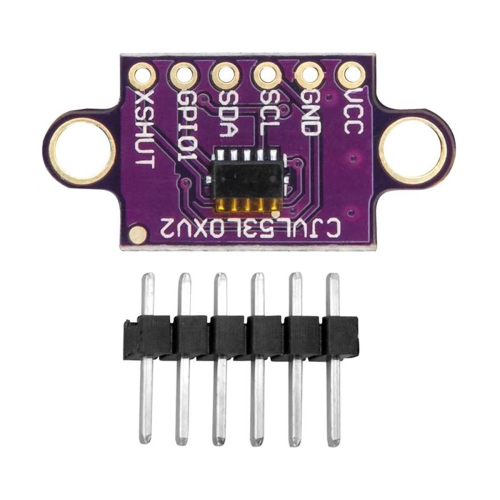 Módulo sensor de medição de distância a laser VL53L0X V2 6PCS 1