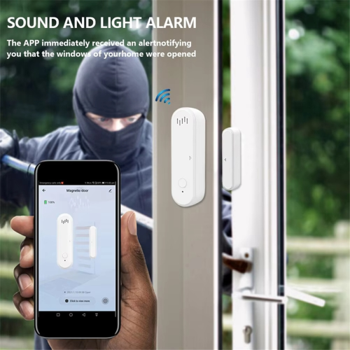 Tuya Smart WiFi Door Sensor 80dB Sound Window Sensor 2