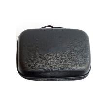 Bolsa de pesca de couro artificial, bolsa para carretel, à prova d'água, 28x20x14cm