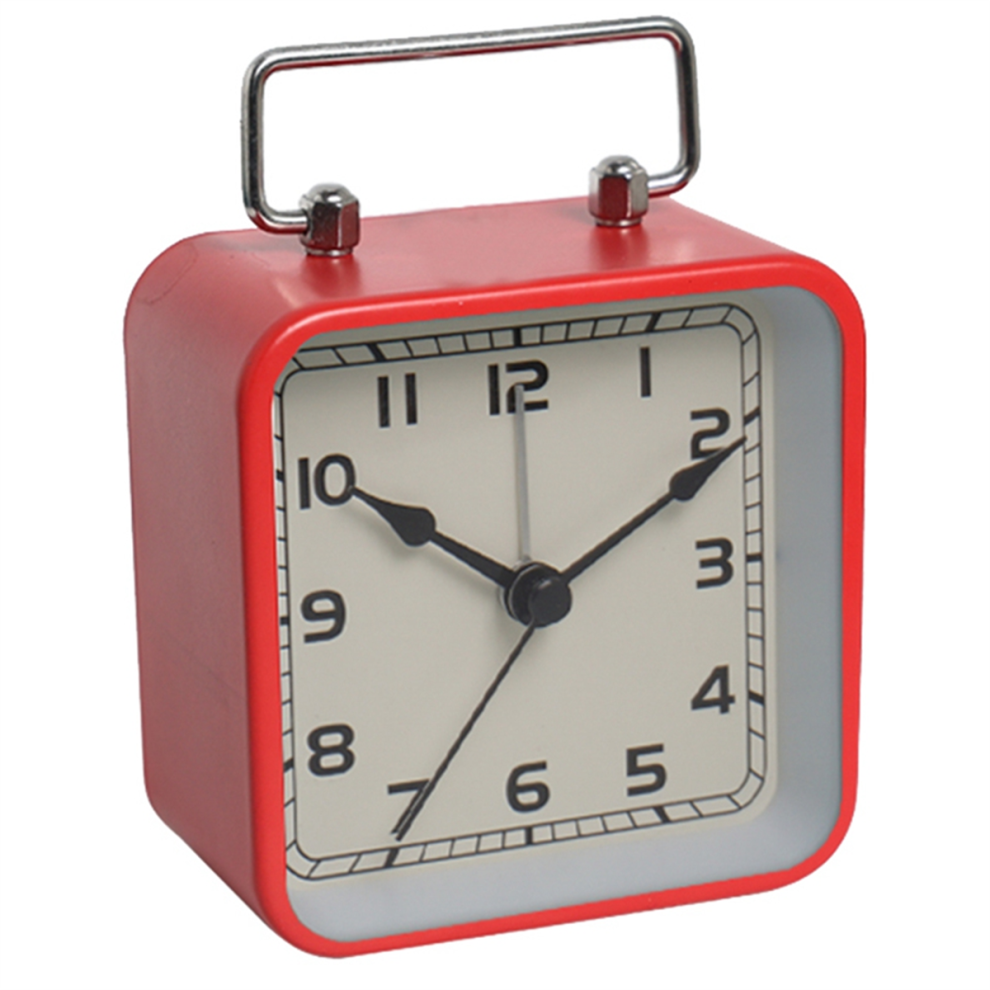 Desktop Silent Clock Students Sleep Luminous Quartz Watch Clock Red Sin Marca