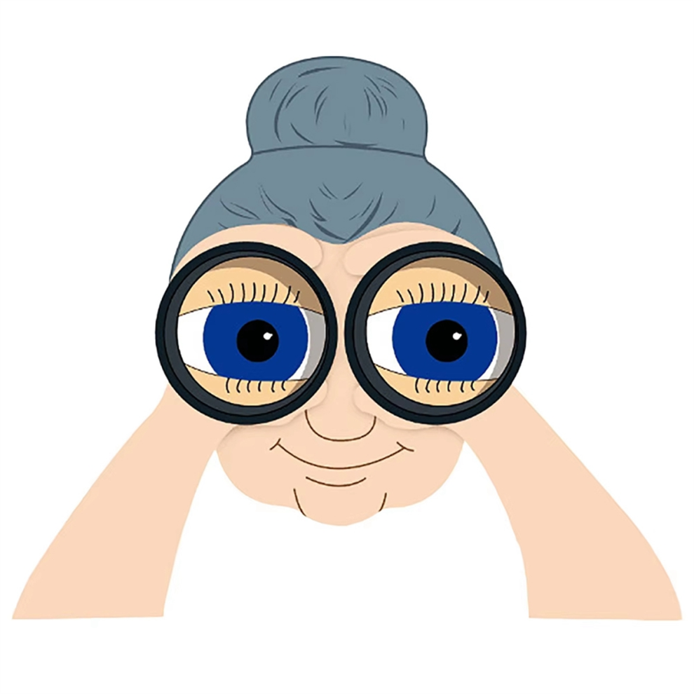 Vecchio Ficcanaso E Signora Con Recinto Da Giardino, Recinto Da Giardino, Signora