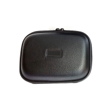 Bolsa de pesca de couro artificial, bolsa para carretel, à prova d'água, 24x18x11cm