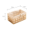 Wicker Storage Basket Hand-Woven Paper Rope Rectangular Storage Box B 2