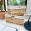 Wicker Storage Basket Hand-Woven Paper Rope Rectangular Storage Box B 6