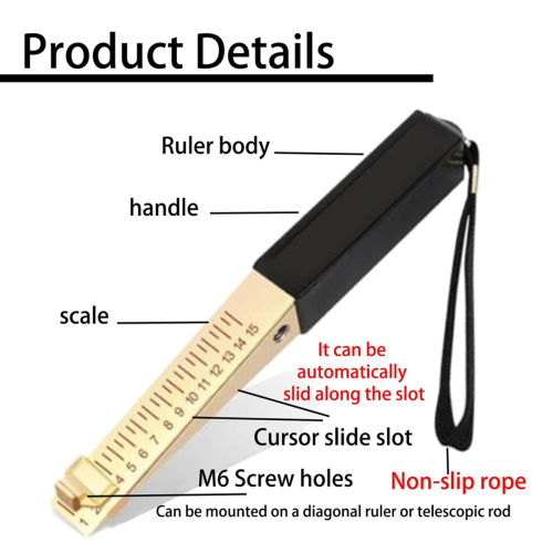 Door- Measuring Tool, 1-15mm Fire Door- Gauge Checker 2