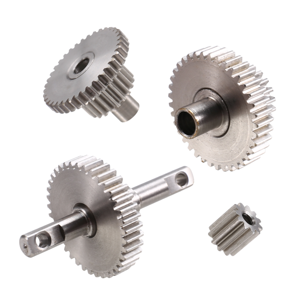 Set Di Pignoni Per Trasmissione TRX4M Overdrive Underdrive In Acciaio 9:7:1-image