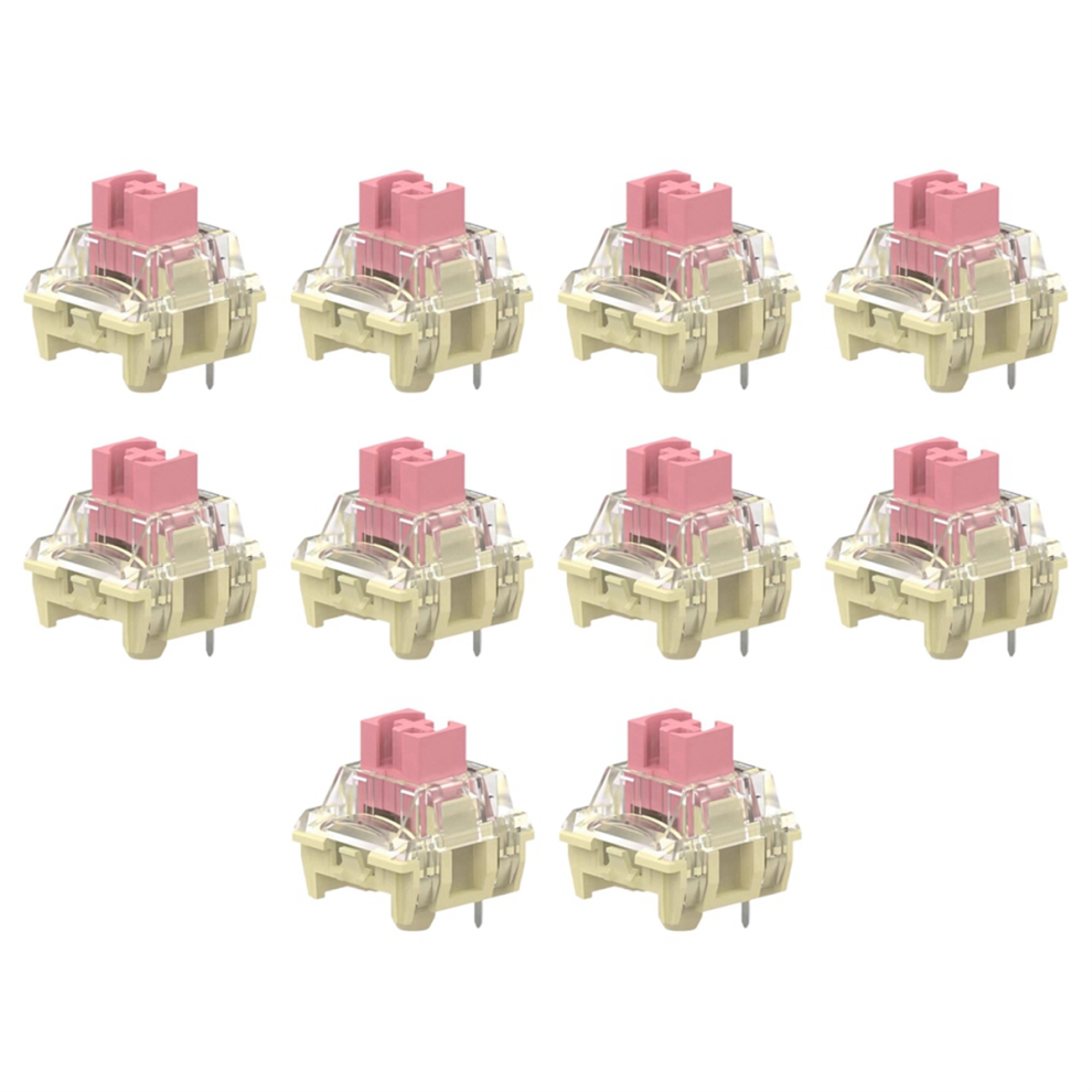 10PCS Pink Keyboard Axis V2 Silver Plated Mechanical Keyboard Axis-image-OPC-PH589GC-NEW