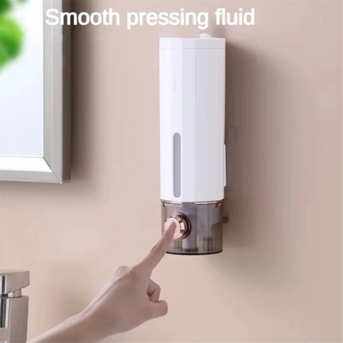 Wall-Mounted Soap Dispenser, Hand Press Dispenser Dark Green 2