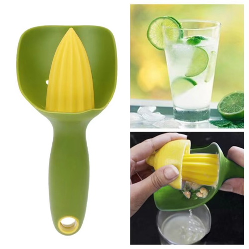 Manual Juicer Kitchen Citrus Juicer Portable Fruit Press Cut Green 1