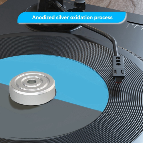 Disc Balanced Clamp for Turntable LP Record Player Accessories Silver 2