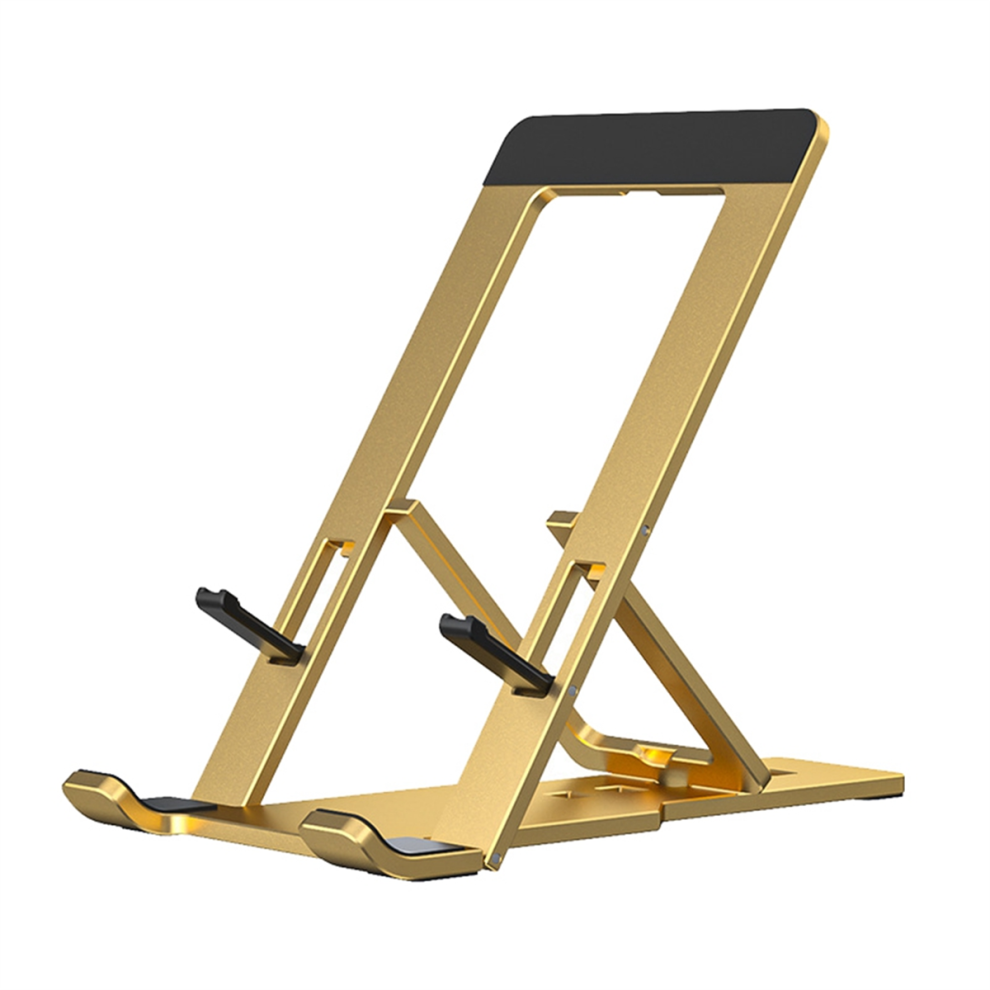 Photos - Holder / Car Charger Portable Folding Stand, Suitable for All Mobile Phones gold