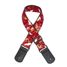 Correias de guitarra personalizadas universais - Correias de guitarra elétrica, vermelhas