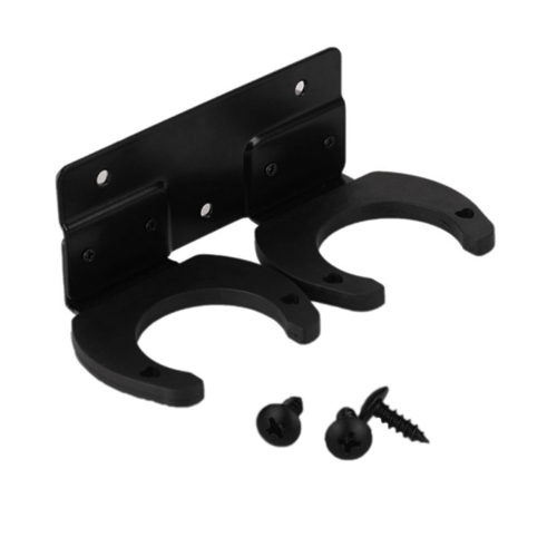 Suporte para microfone para pedestal de microfone montado na parede com clipe para pendurar microfone