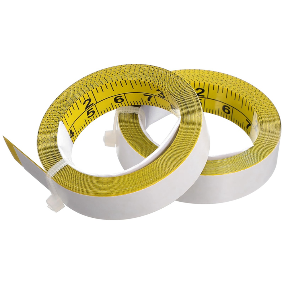 2 Rolls Measuring Tape Metric Tape Measure Peel And Stick Ruler Tapes 4853951165160