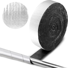 Pipe Insulation Wrap 32.8 FT Foil Outdoor Foam Pipe Wrap Insulation