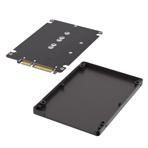 Adaptador SSD 2 em 1 combina chave M.2 NGFF B e MSATA para adaptador de 2,5 polegadas 2