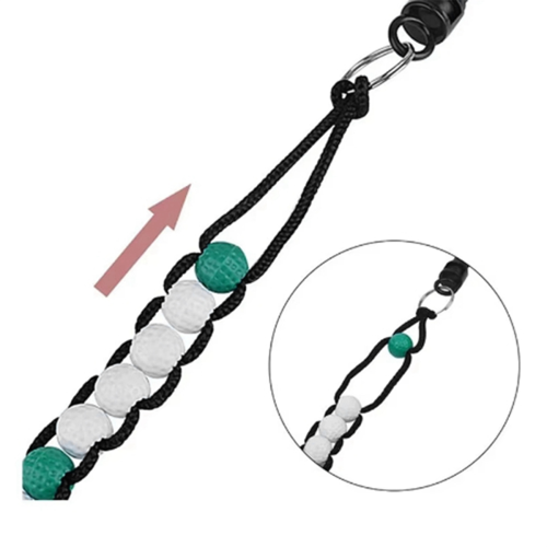 Nylon geweven golf scoreteller en golfbal putterteller 2